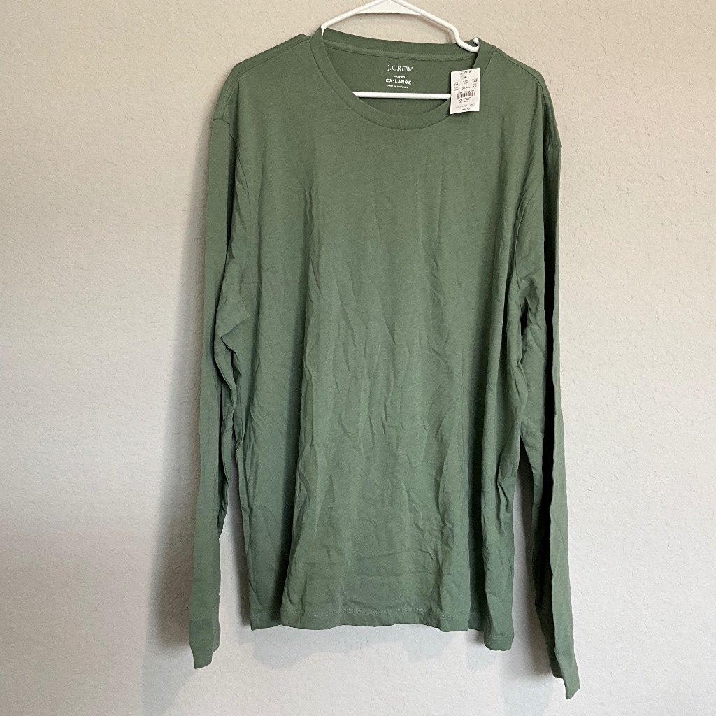Green Basic Long Sleeve